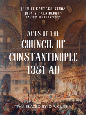 cover image of Acts of the Council of Constantinople